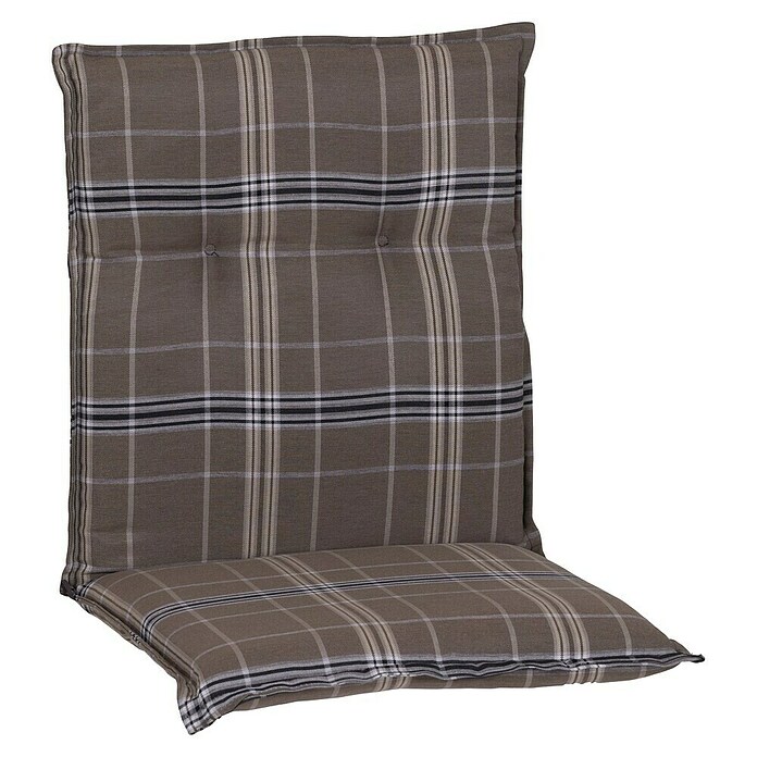 beo Gartenmöbel-Auflage Brilon (Niederlehner, 4 Stk., L x B x H: 98 x 46 x 8 cm, Baumwolle, Polyester, Braun) | BAUHAUS