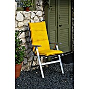 beo Gartenmöbel-Auflage Brovine (Hochlehner, 6 Stk., L x B x H: 118 x 50 x 6 cm, Baumwolle, Polyester, Senfgelb) | BAUHAUS