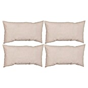 beo Rückenkissen (4 Stk., 60 x 30 x 20 cm, 30% Baumwolle, 70% Polyester, Beige) | BAUHAUS
