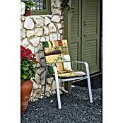 beo Gartenmöbel-Auflage Glasgow (Hochlehner, 4 Stk., L x B x H: 100 x 48 x 5 cm, 50% Baumwolle/50% Polyester, Mehrfarbig) | BAUHAUS