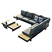 Acamp Loungemöbel-Set Molise (4 -tlg., Akazienholz, Braun/Grau) | BAUHAUS