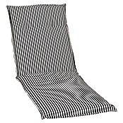 beo Gartenmöbel-Auflage Tupelo (Gartenliege, 1 Stk., L x B x H: 191 x 58 x 8 cm, 70% Baumwolle/30% Polyester, Schwarz/Weiß) | BAUHAUS