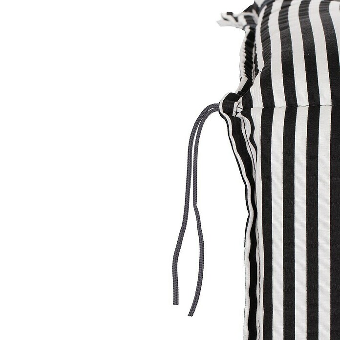 beo Gartenmöbel-Auflage Tupelo (Gartenliege, 1 Stk., L x B x H: 191 x 58 x 8 cm, 70% Baumwolle/30% Polyester, Schwarz/Weiß) | BAUHAUS