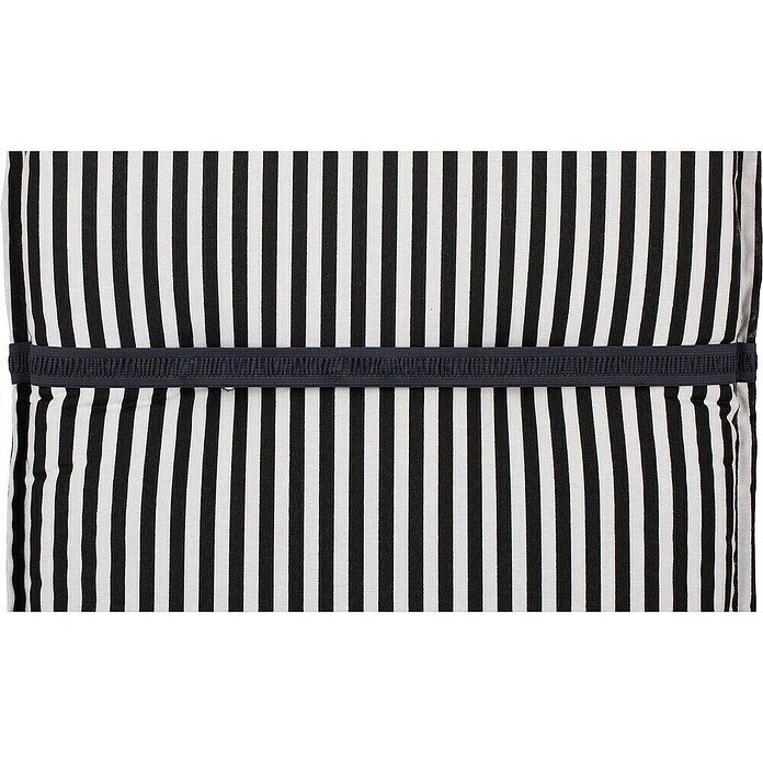 beo Gartenmöbel-Auflage Tupelo (Gartenliege, 1 Stk., L x B x H: 191 x 58 x 8 cm, 70% Baumwolle/30% Polyester, Schwarz/Weiß) | BAUHAUS