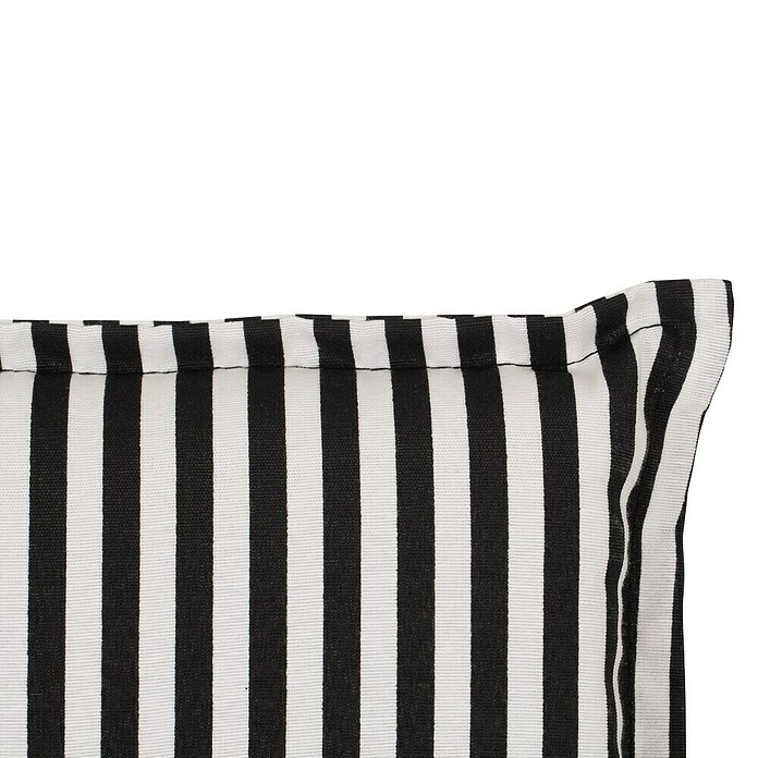 beo Gartenmöbel-Auflage Tupelo (Gartenliege, 1 Stk., L x B x H: 191 x 58 x 8 cm, 70% Baumwolle/30% Polyester, Schwarz/Weiß) | BAUHAUS