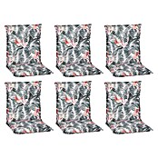 beo Gartenmöbel-Auflage Tamky (Niederlehner, 6 Stk., L x B x H: 98 x 46 x 8 cm, 75% Baumwolle, 25% Polyester, Grün/Pink) | BAUHAUS