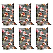 beo Gartenmöbel-Auflage Toronto (Hochlehner, 6 Stk., L x B x H: 118 x 46 x 8 cm, 50% Baumwolle, 50% Polyester, Mehrfarbig) | BAUHAUS