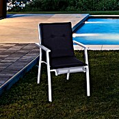 beo Gartenmöbel-Auflage Trabzon (Niederlehner, 6 Stk., L x B x H: 98 x 46 x 8 cm, 60% Baumwolle, 40% Polyester, Schwarz) | BAUHAUS