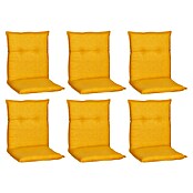beo Gartenmöbel-Auflage Brovine (Niederlehner, 6 Stk., L x B x H: 101 x 50 x 6 cm, Baumwolle, Polyester, Senfgelb) | BAUHAUS