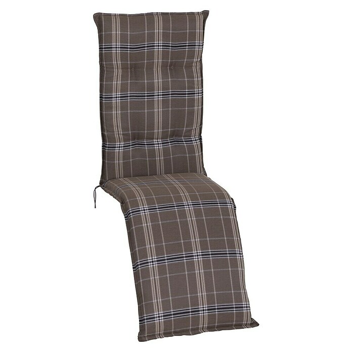beo Gartenmöbel-Auflage Brilon (Relaxsessel, 1 Stk., L x B x H: 171 x 50 x 6 cm, Baumwolle, Polyester, Braun) | BAUHAUS