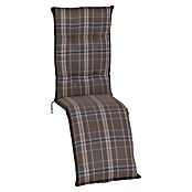 beo Gartenmöbel-Auflage Brilon (Relaxsessel, 1 Stk., L x B x H: 171 x 50 x 6 cm, Baumwolle, Polyester, Braun) | BAUHAUS