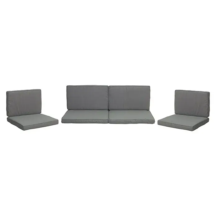 beo Ersatzkissen Monaco - Baumwolle, Polyester, Grau - Hochwertige graue Gartenmöbel-Kissen für ultimativen Komfort im Freien. Ideal für Lounges und Sofas, gefertigt für Langlebigkeit.