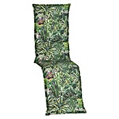beo Gartenmöbel-Auflage Tegernsee (Relaxsessel, L x B x H: 171 x 46 x 8 cm, Baumwolle, Polyester, Grün) | BAUHAUS