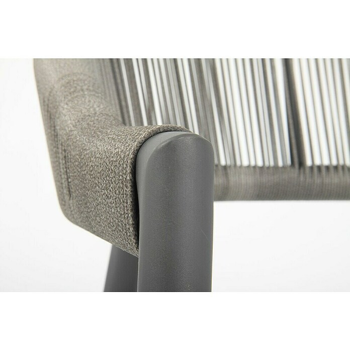 Acamp Stapelsessel Brooklyn (6 Stk., Rope-Bespannung, Stapelbar, Grau, B x T x H: 58 x 56 x 78 cm) | BAUHAUS