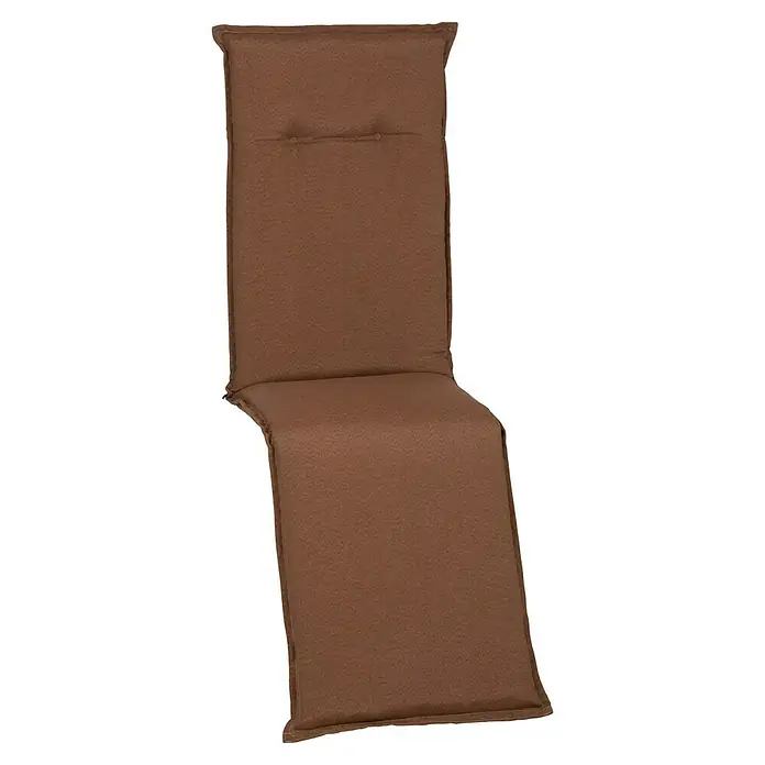beo Gartenmöbel-Auflage Tolonaro - Relaxsesselauflage, L x B x H: 171 x 46 x 8 cm, Baumwolle, Polyester, Beige - Braune Gartenstuhlauflage mit weicher Polsterung und bequemem Design für entspannte Stunden im Freien, ideal für Gartenmöbel.