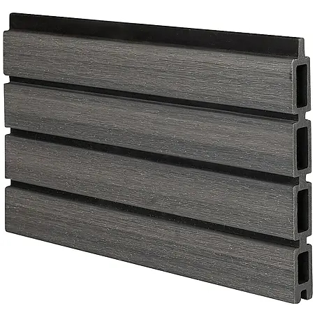 GartenLand  Steckzaun-Element WPC Zaun Shadowline Musterstück