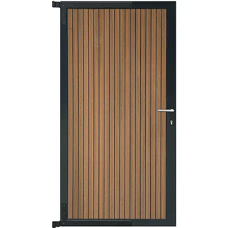 GartenLand  Zauntor WPC Zaun Tor Shadowline Vertikal