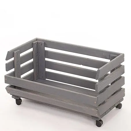 Proregal  Holzregal Gemüseregal VeggieRoll mit Rollen