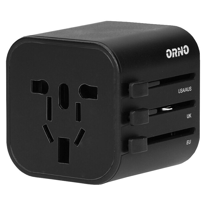 Vtikač za popotovanje po svetu  (110 V - 240 V, 8 A) | 3238 - Reisestecker | CBDD - Zwischenstecker | CBD - Verlängerungen, Tischsteckdosen, Kabelt | CB - Elektroinstallation | C - Elektro | BAUHAUS