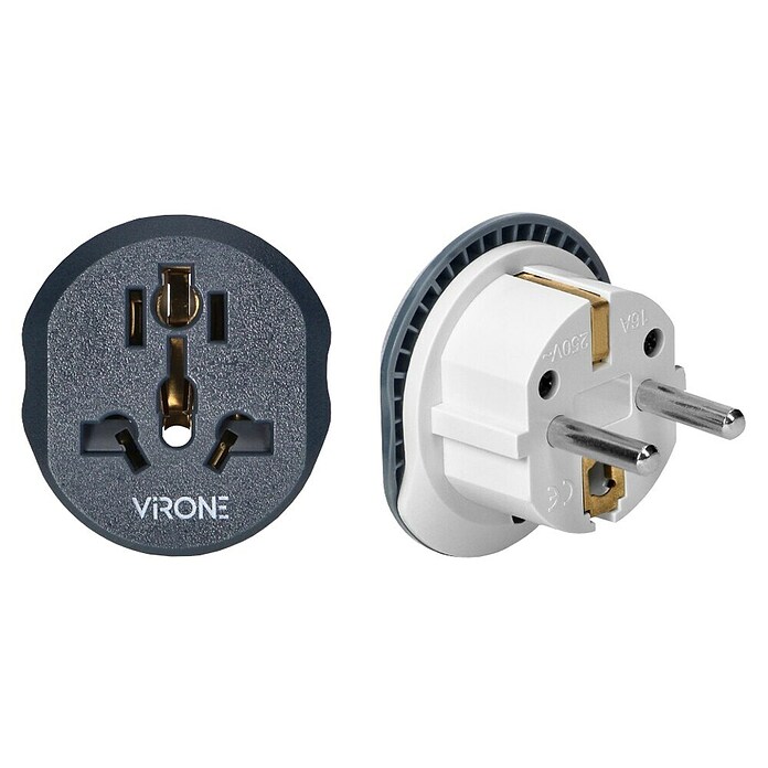 Potovalni adapter za vtičnice TA-5  (230 V, 13 A) | 3238 - Reisestecker | CBDD - Zwischenstecker | CBD - Verlängerungen, Tischsteckdosen, Kabelt | CB - Elektroinstallation | C - Elektro | BAUHAUS