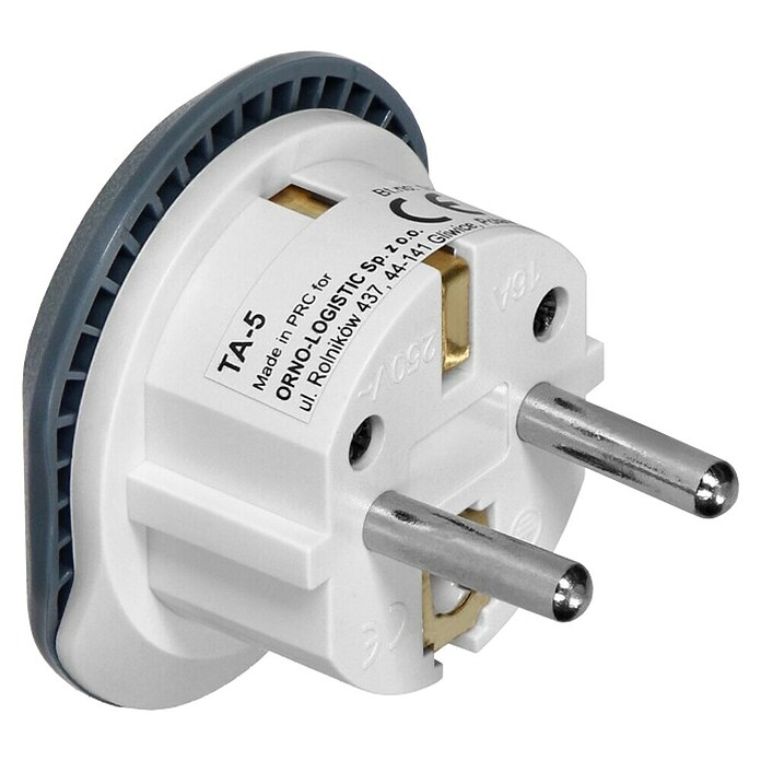 Potovalni adapter za vtičnice TA-5  (230 V, 13 A) | 3238 - Reisestecker | CBDD - Zwischenstecker | CBD - Verlängerungen, Tischsteckdosen, Kabelt | CB - Elektroinstallation | C - Elektro | BAUHAUS