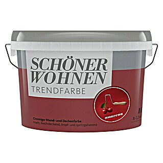 SCHÖNER WOHNEN-Farbe Wandfarbe Trendfarbe (Amarena, Matt, 1 l, Konservierungsmittelfrei)