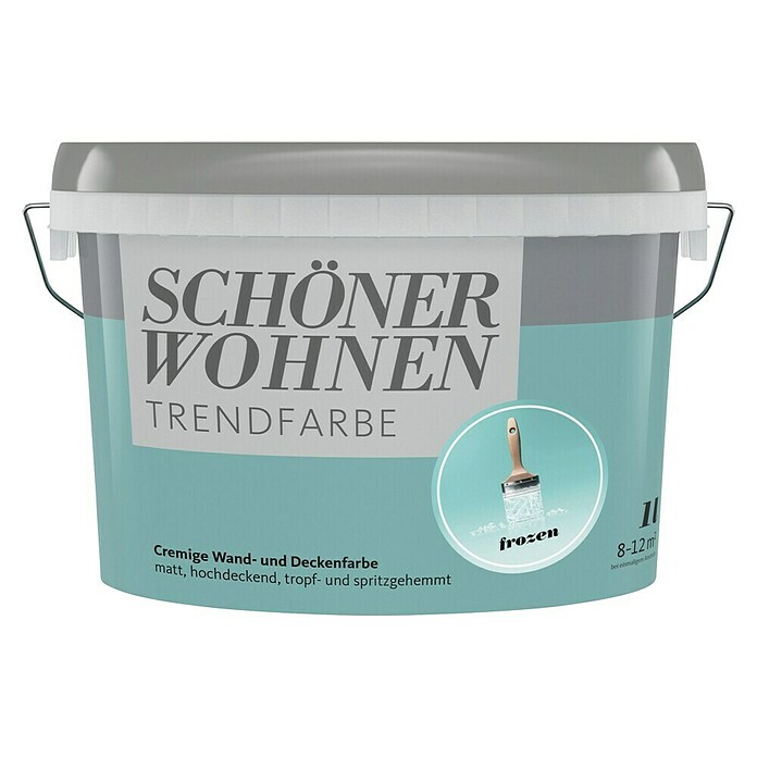 Schöner Wohnen Wandfarbe Trendfarbe (Frozen, 1 l, Matt)
