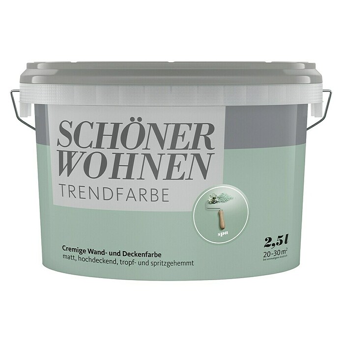 Schöner Wohnen Wandfarbe Trendfarbe Limited Collection (Spa, 2,5 l, Matt)