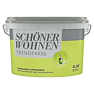 SCHÖNER WOHNEN-Farbe Wandfarbe Trendfarbe (Fresh, Matt, 2,5 l)