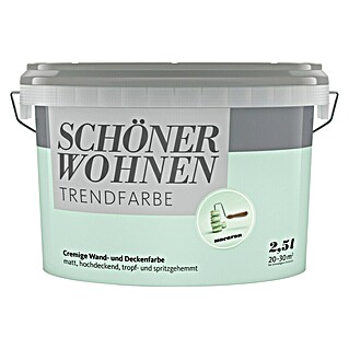 SCHÖNER WOHNEN-Farbe Wandfarbe Trendfarbe (Macaron, Matt, 2,5 l, Konservierungsmittelfrei)