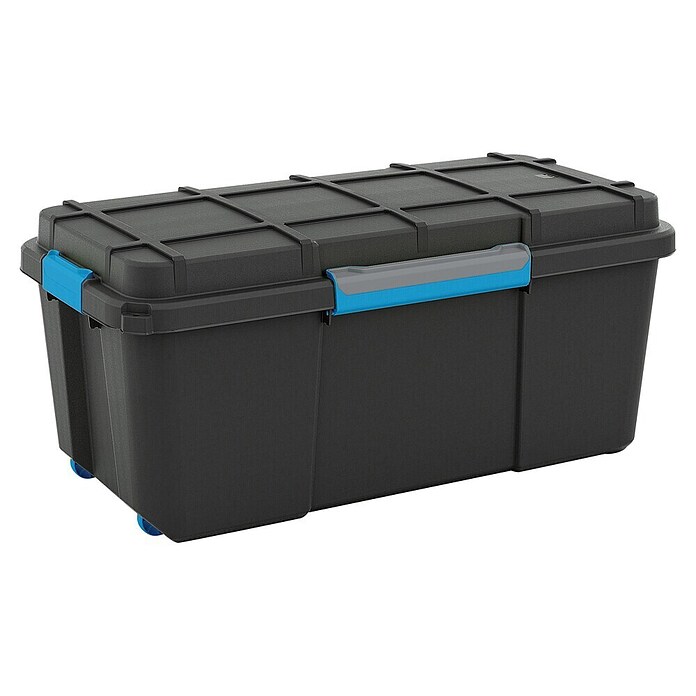 KIS Aufbewahrungsbox Scuba L (L x B x H: 78 x 39,5 x 35 cm, Kunststoff, Anthrazit)