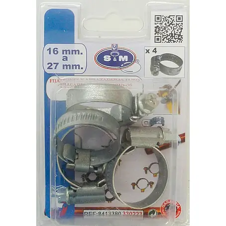 Abrazadera para manguera 9 mm