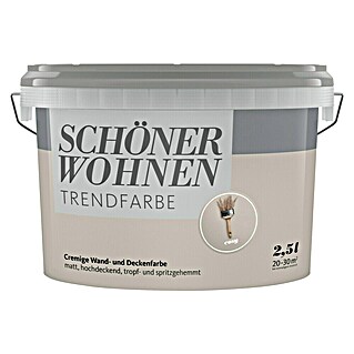 SCHÖNER WOHNEN-Farbe Wandfarbe Trendfarbe (Cosy, Matt, 2,5 l, Konservierungsmittelfrei)