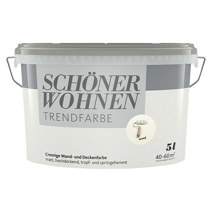 SCHÖNER WOHNEN-Farbe Wandfarbe Trendfarbe (Wool, Matt, 5 l, Konservierungsmittelfrei) | BAUHAUS
