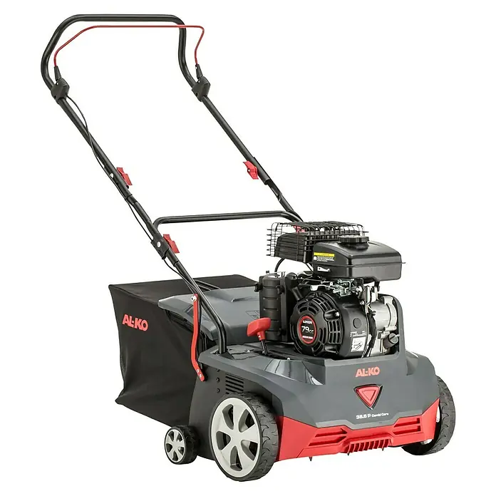 AL-KO Benzin-Vertikutierer-Lüfter 38.6 P Combi Care - Arbeitsbreite: 38 cm - Rasenlüfter AL-KO 38.5 P Combi Care mit robustem Motor und Fangkorb für effiziente Gartenpflege.