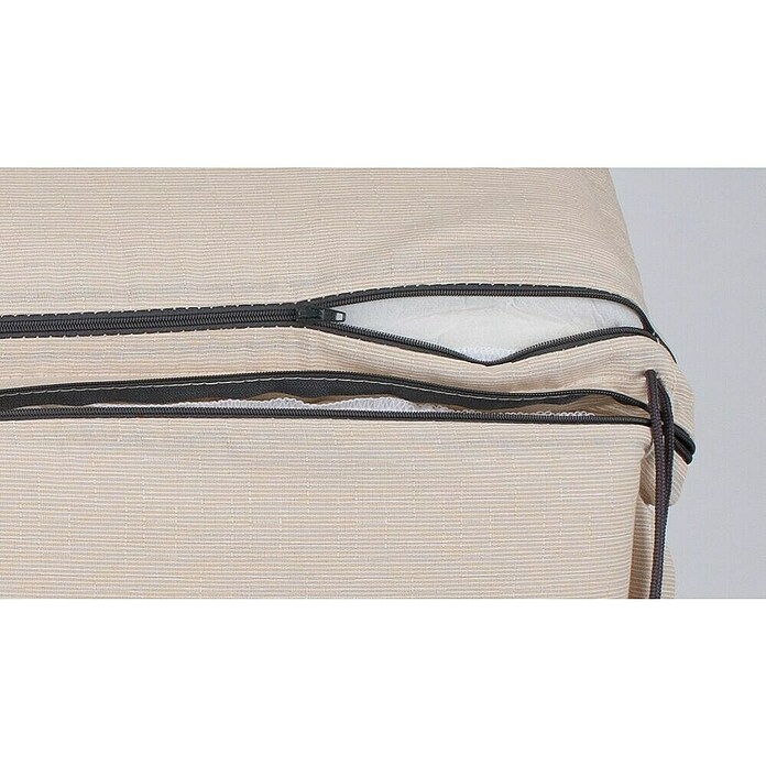 beo Gartenmöbel-Auflage Aurich (Niederlehner, 2 Stk., L x B x H: 96 x 47 x 6 cm, 70% Baumwolle / 30% Polyester, Beige) | BAUHAUS