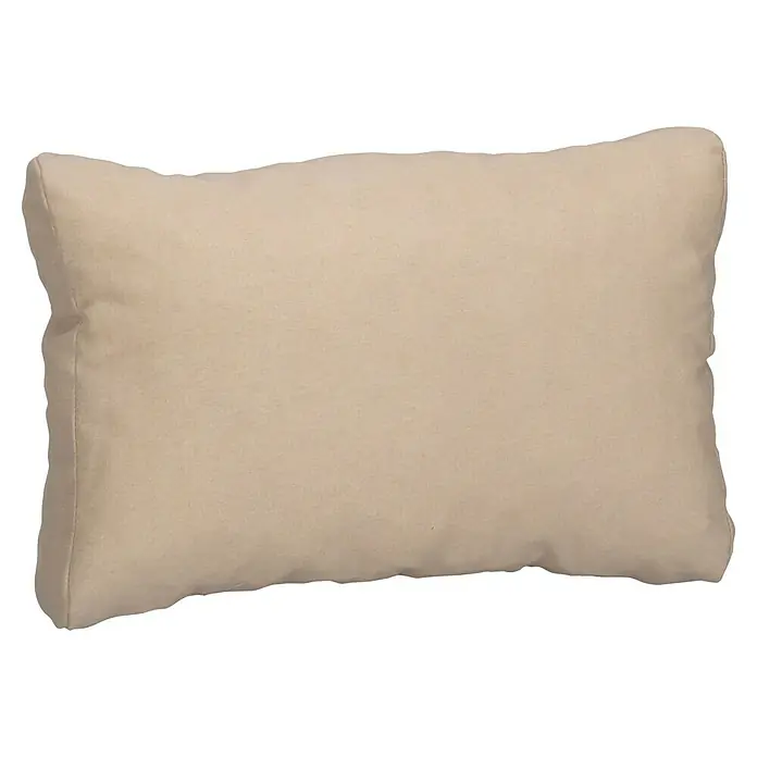 beo Palettenkissen - Beige, 60 x 40 x 20 cm - Nahaufnahme eines beigefarbenen rechteckigen Kissens, ideal für die Dekoration und den Komfort Ihres Zuhauses.