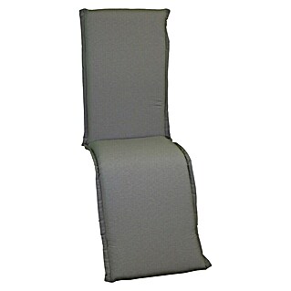 beo Gartenmöbel-Auflage Atlanta (Relax-Stuhl, 1 Stk., L x B x H: 170 x 52 x 8 cm, Baumwolle, Polyester, Grau)