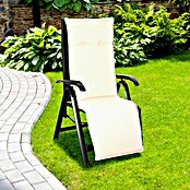 beo Gartenmöbel-Auflage Takume (Relax-Stuhl, 1 Stk., L x B x H: 171 x 46 x 8 cm, Baumwolle, Polyester, Beige) | BAUHAUS