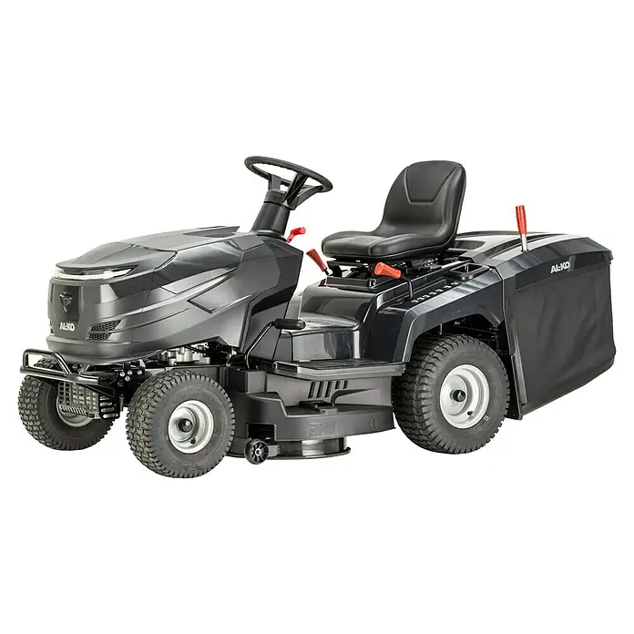 AL-KO Comfort Rasentraktor 14-86.6 HD-A - 8,8 kW, Schnittbreite: 86 cm, Schnitthöhe: 30 mm - 90 mm, Kraftstoffart: Benzin - Abbildung eines AL-KO Aufsitzmähers, der für effizientes Rasenmähen und komfortable Bedienung im Garten konzipiert ist.