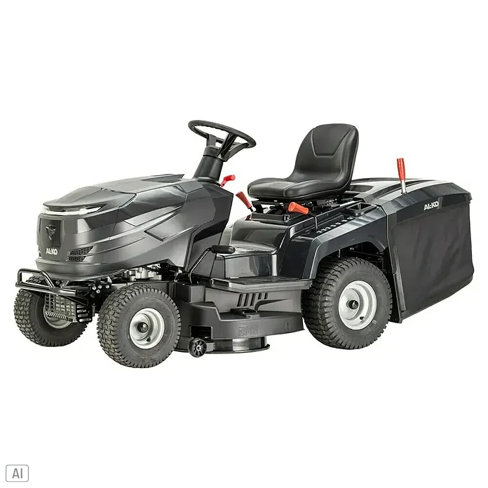 AL-KO Comfort Rasentraktor 14-86.6 HD-A - 8,8 kW, Schnittbreite: 86 cm, Schnitthöhe: 30 mm - 90 mm, Kraftstoffart: Benzin - Abbildung eines AL-KO Aufsitzmähers, der für effizientes Rasenmähen und komfortable Bedienung im Garten konzipiert ist.