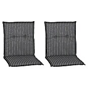 beo Gartenmöbel-Auflage Belm (Niederlehner, 2 Stk., L x B x H: 101 x 50 x 6 cm, 50% Baumwolle, 50% Polyester, Grau) | BAUHAUS