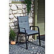 beo Gartenmöbel-Auflage Belm (Niederlehner, 2 Stk., L x B x H: 101 x 50 x 6 cm, 50% Baumwolle, 50% Polyester, Grau) | BAUHAUS