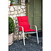 beo Gartenmöbel-Auflage (Hochlehner, 6 Stk., L x B x H: 100 x 48 x 5 cm, 50% Baumwolle/50% Polyester, Rot, Rot-Blau) | BAUHAUS