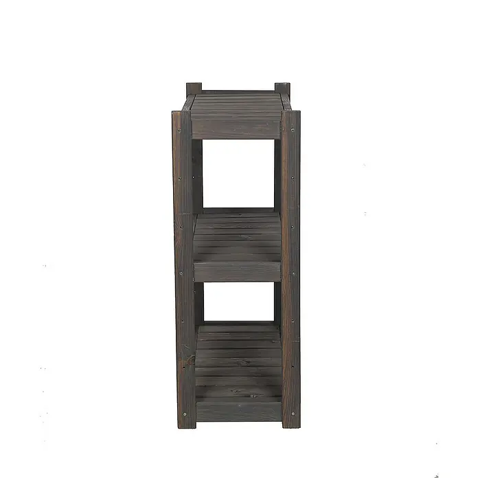 Proregal Holzregal SPREEWALD - Anzahl Böden: 3 Stk., Schrauben, Grau geölt