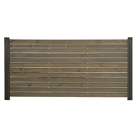 GartenLand  Steckzaun-Element Holz Zaun Craftwood Ohne Pfosten Ohne Abschlussleiste
