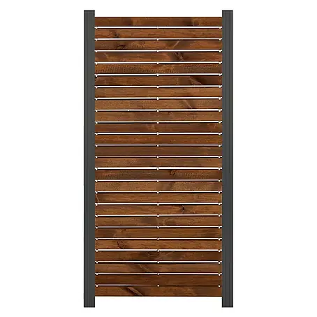 GartenLand  Steckzaun-Element Holz Zaun Craftwood Ohne Pfosten Ohne Abschlussleiste