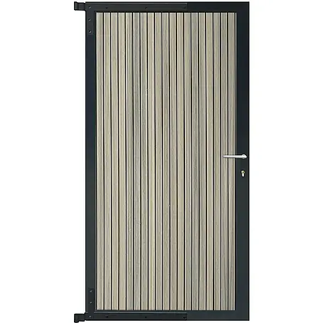 GartenLand  Zauntor WPC Zaun Tor Shadowline Vertikal