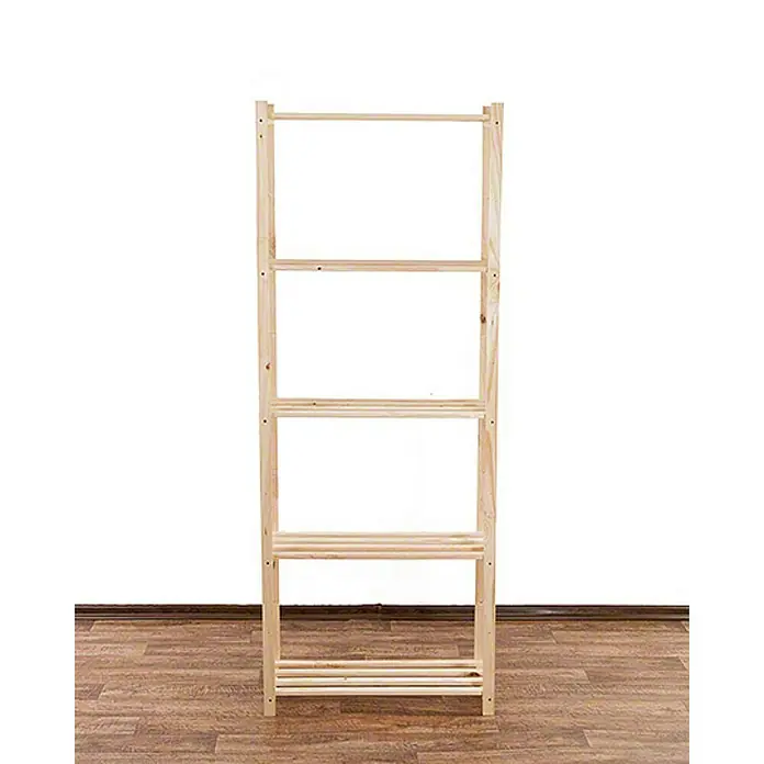 Proregal Holzregal TIMBERCRAFT - Anzahl Böden: 5 Stk., Schrauben, Natur