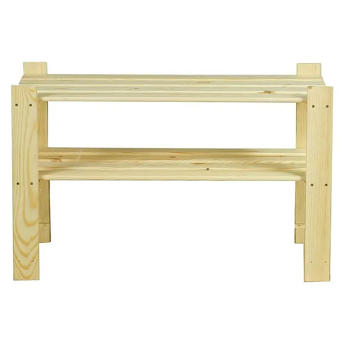 Proregal Holzregal PINEPEAK - Anzahl Böden: 2 Stk., Schrauben, Natur